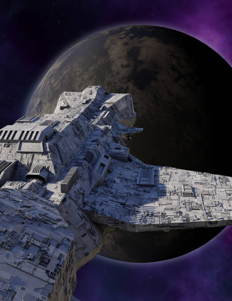 istock Spaceship About to Make Planetfall on a Alien World 2185605305