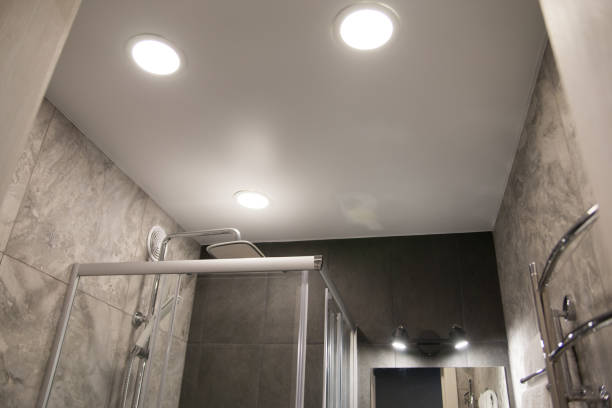 Loft-style shower room. home bathroom