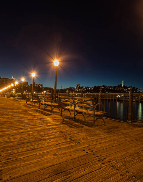 istock Evening Lights on The Victorian Styled  Pier 7 2185615565