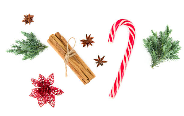 istock Christmas decoration isolated on a white. 2185622159