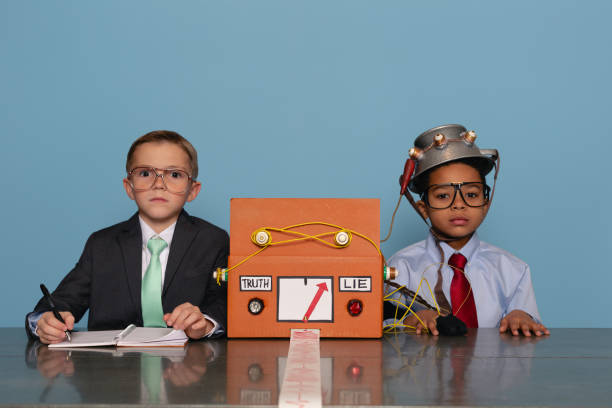 istock Boys with Homemade Lie Detector Machine 2185622301