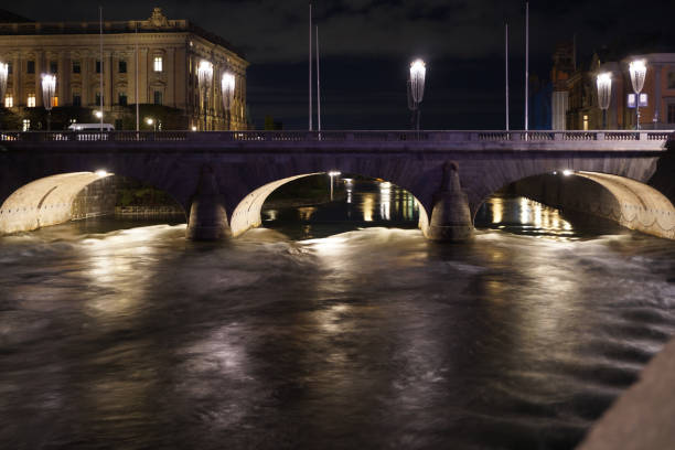 A bridge over a river in Stockholm