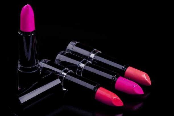 istock Vibrant Lipstick Collection on Black Background 2185627192