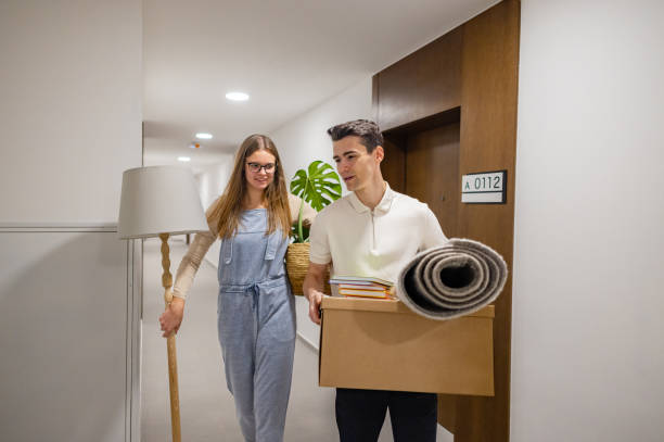 istock Minimalist Move-In Day with Smiling Couple 2185630644