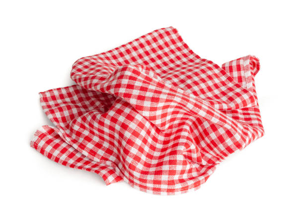 istock Picnic Table Cloth, Checkered Napkin, Red White Tablecloth, Kitchen Towel, Restaurant Dishcloth 2185630714