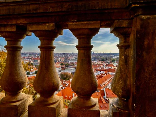 istock View of Prague through balcony columns 2185634988