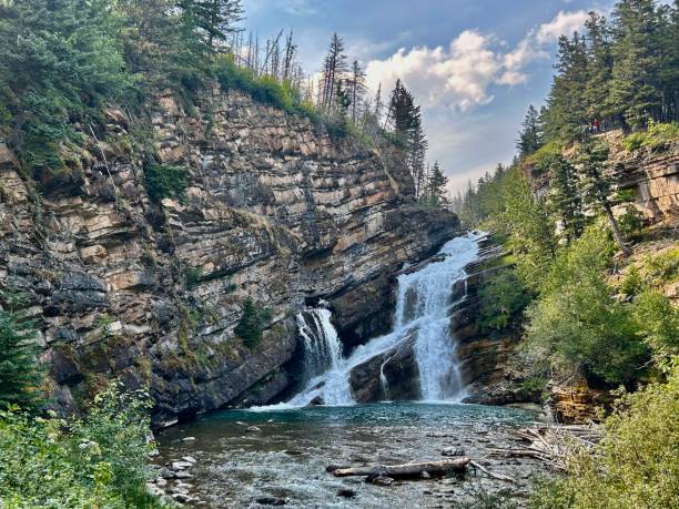 istock Waterfall in Waterton Lakes National Park 2185635818