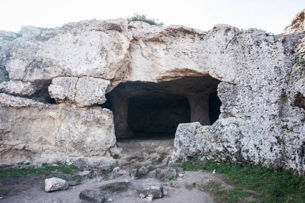 istock Necropolis of Cala Morell 2185637755