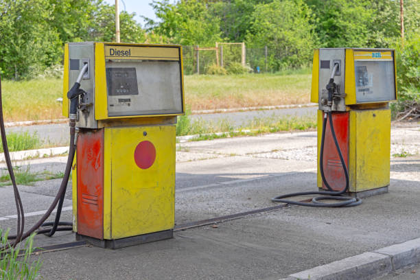 istock Diesel Oil Fueling Station 2185641340