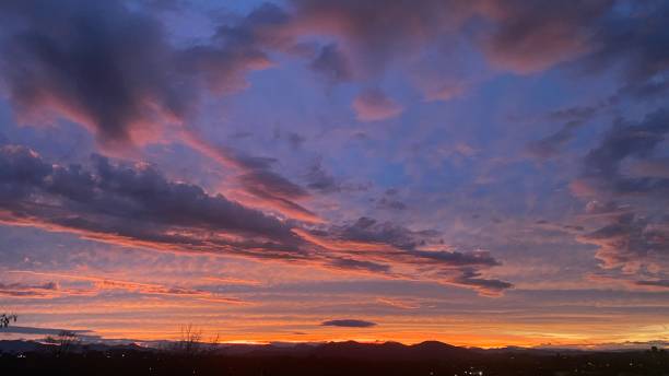 istock Sunset Sky Over the Blue Ridge Mountains 2185642773