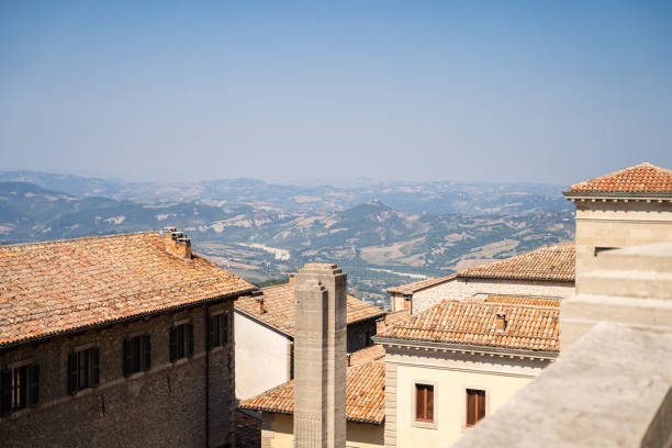 Castle della Guaita or Rocca in the oldest and most famous tower of San Marino