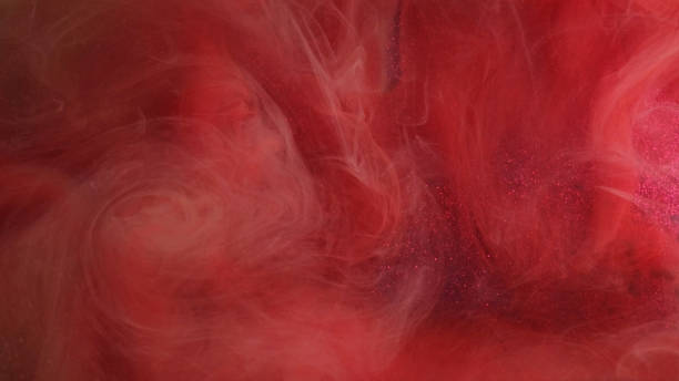 istock Sparkling liquid gleaming fogging shimmer painting 2185647327