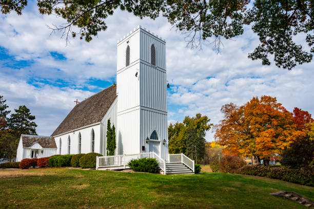 istock Beautiful Old Church in Frontenac, Minnesota 2185648814