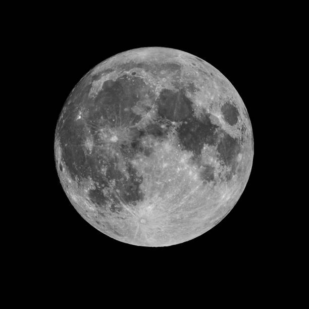 istock Close-up of full moon 2185654274