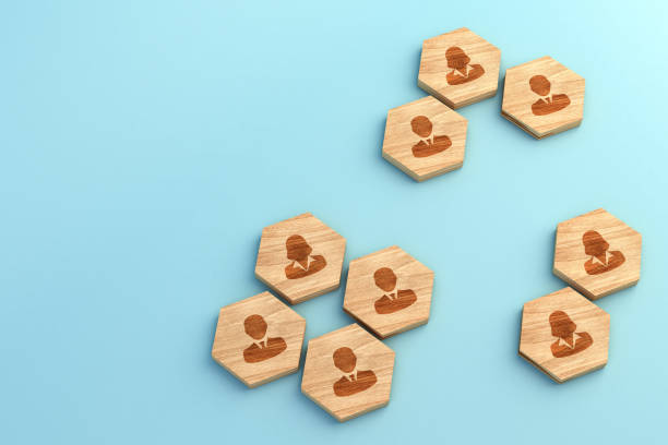 istock Group of people in a modern corporate environment, with a focus on teamwork and collaboration. Represents integration, business and professional networking. 3D illustration 2185656591