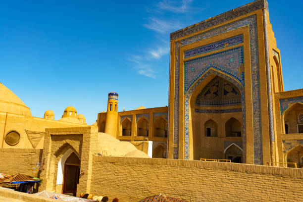 istock A building with a blue dome and a blue and white wall 2185664008