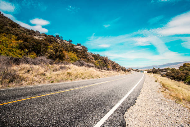 istock Picturesque landscape scene road 2185683657