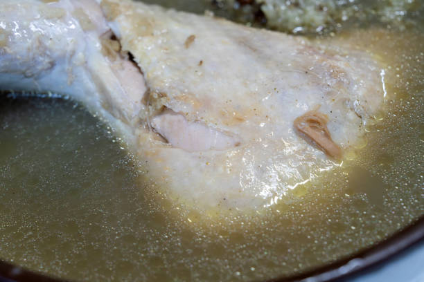 istock glutinous rice and chicken soup 2185685055