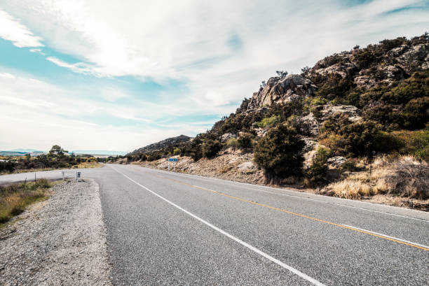 istock Picturesque landscape scene road 2185685384
