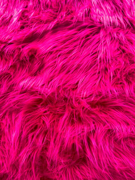 istock A close up of a pink fur texture 2185685444