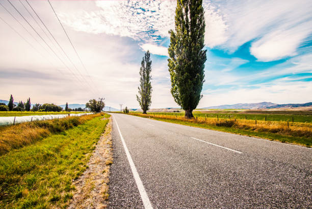 istock Picturesque landscape scene road 2185686043