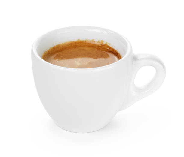 istock simple cup of double espresso in the cup 2185687429