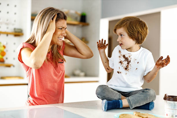 istock Oh no, look how you have stained yourself! 2185688276