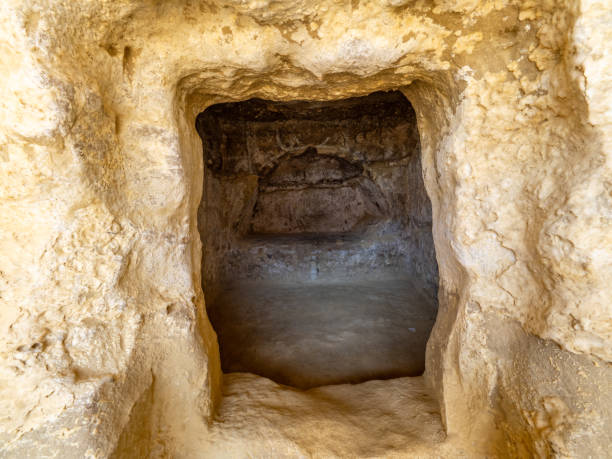 istock Caves at Matala Beach, Crete 2185690226