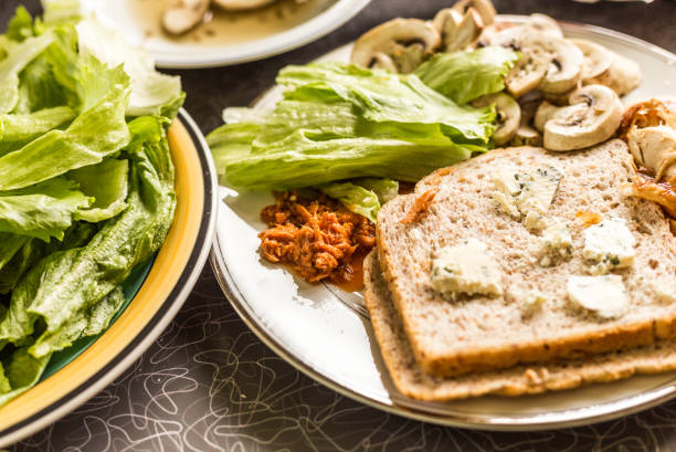 sandwich toast grilled with cheese and tomatoes