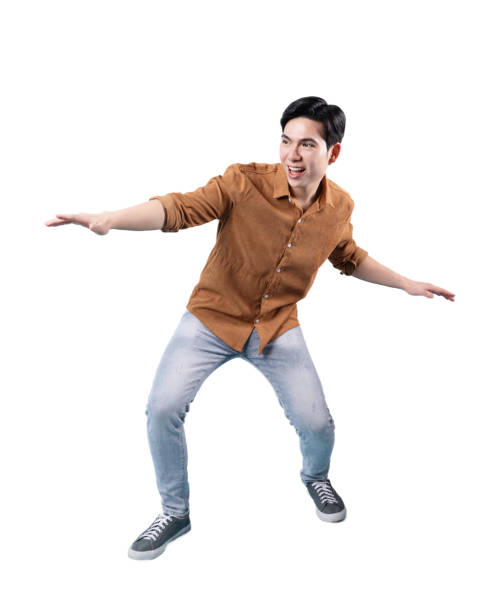 istock Young Asian businessman on white background 2185693599
