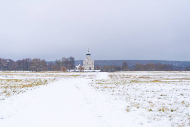 istock Church of the Intercession on the Nerl 2185695270