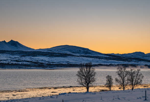 istock Sunset over the Norwegian fjord 2185696117