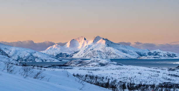istock Sunset over the Norwegian fjord 2185696171