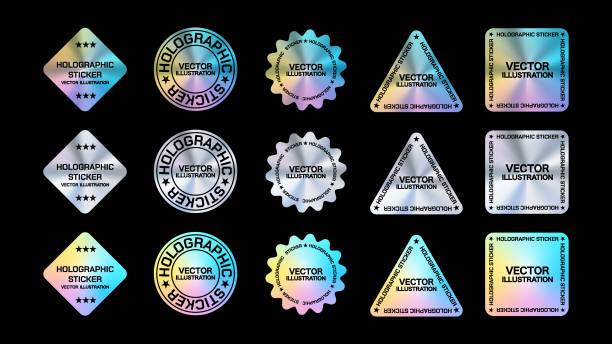 50 Pack Silver Pro Windows 11 Logo Stickers – 16mm X 23mm Badge Decals