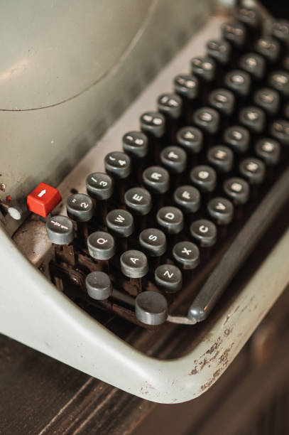 istock Detail of a typewriter 2185701223