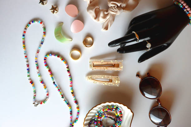 istock Hand Figurine, Various Jewelry And Accessories 2185701325