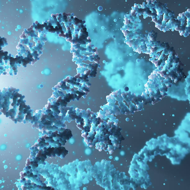 istock Elegant DNA Double Helix: A Glimpse into the Microscopic World 2185702101