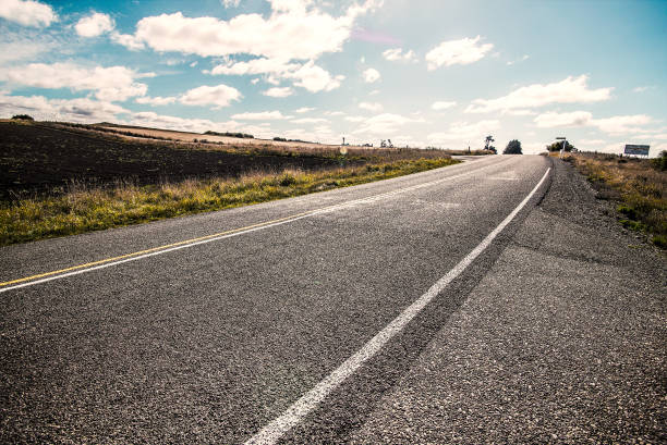 istock Picturesque landscape scene road 2185702988