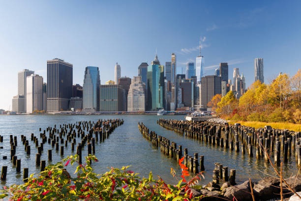 istock The New York Manhattan skyline during autumn 2185704069