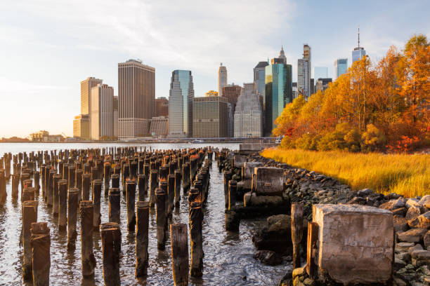 istock The New York Manhattan skyline during autumn 2185704445