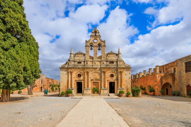 Crete island, Greece. The Arkadi Monastery