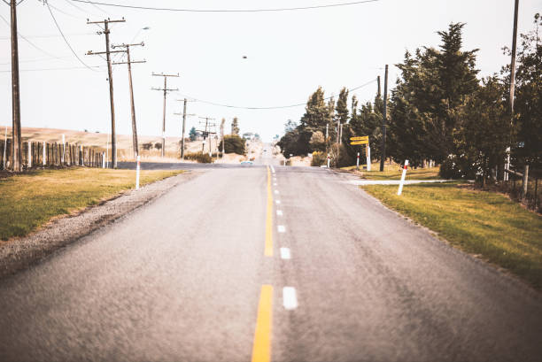 istock Picturesque landscape scene road 2185711567
