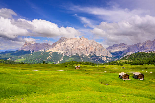 istock Alta Badia mountain alm in the Dolomites 2185715721