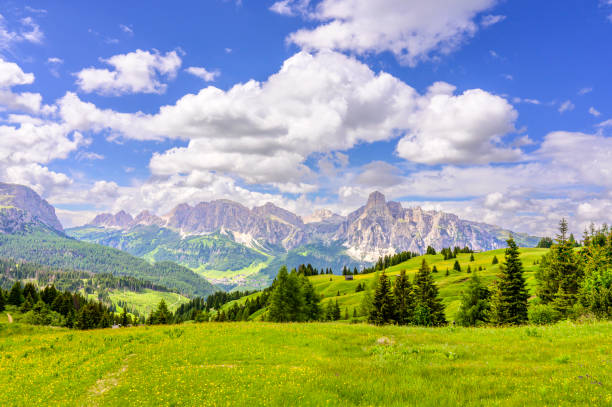 istock Alta Badia mountain alm in the Dolomites 2185715766