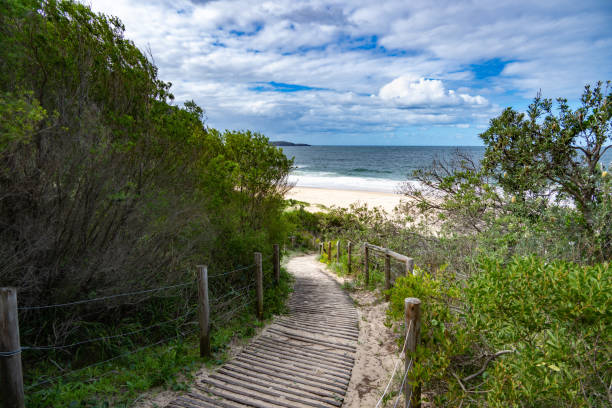istock Stairs to the Zenith Beach in Australia 2185717542