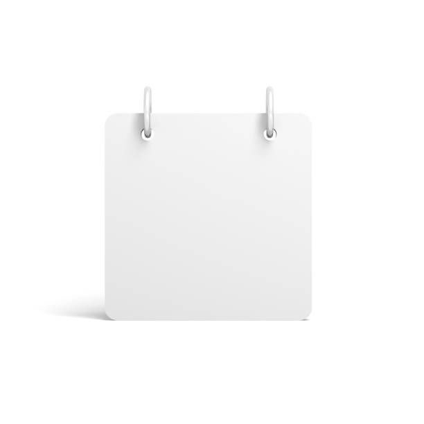 istock Blank spiral calendar. Icon. 2185723137