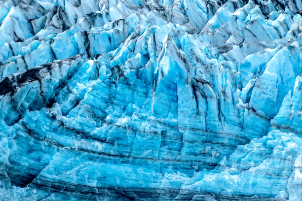 global warming affecting the glaciers in Alaska showing their retreat