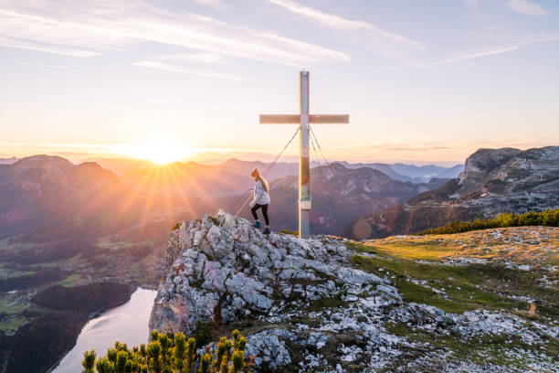 mountain views with beautiful autumn colours - trisselwand