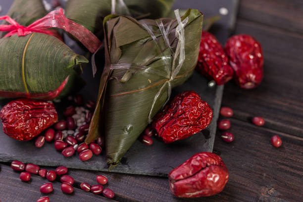 istock Asian Chinese rice dumplings or zongzi 2185732436