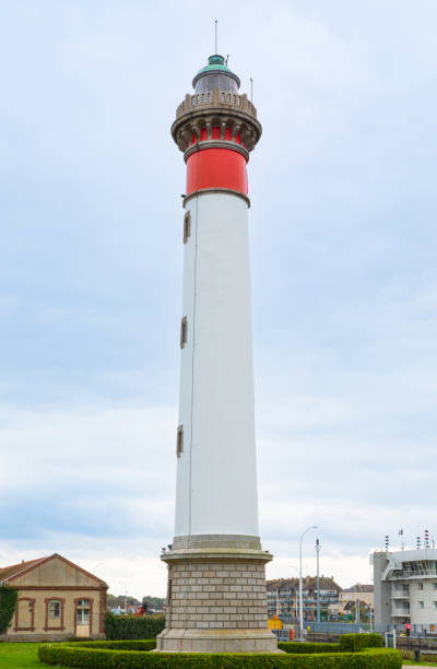 istock Lighthouse at Ouistreham, Normandy, France 2185732936